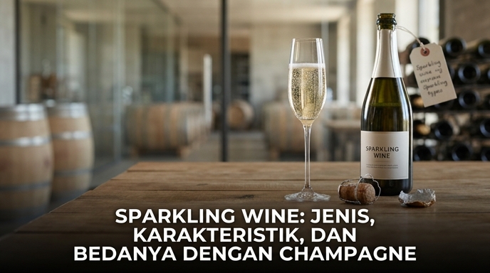 Sparkling Wine: Jenis, Karakteristik, dan Bedanya dengan Champagne