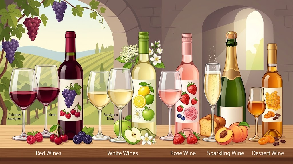 Pengelompokan Utama Jenis Wine Berdasarkan Karakter dan Warna